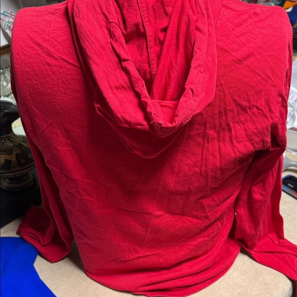 Lacoste Men's Vibrant Red Hoodie